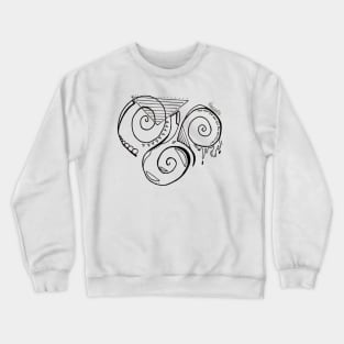 Abstract Swirls Crewneck Sweatshirt